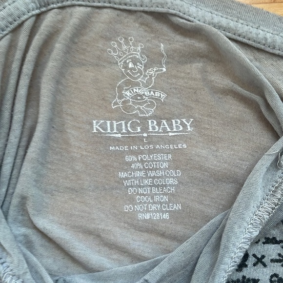 King Baby mens t-shit, size L - Picture 2 of 6